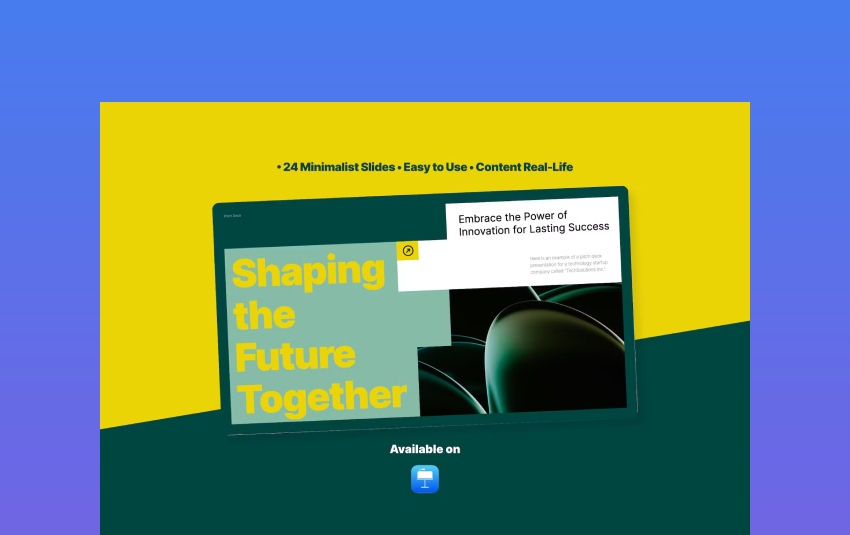 Tech2 Business Pitch Deck Keynote