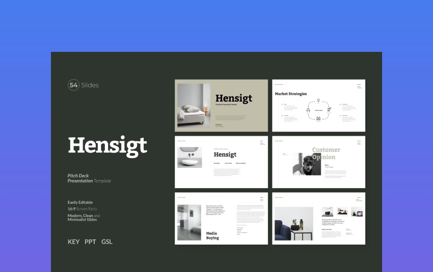 Hensigt - Pitch Deck Presentation