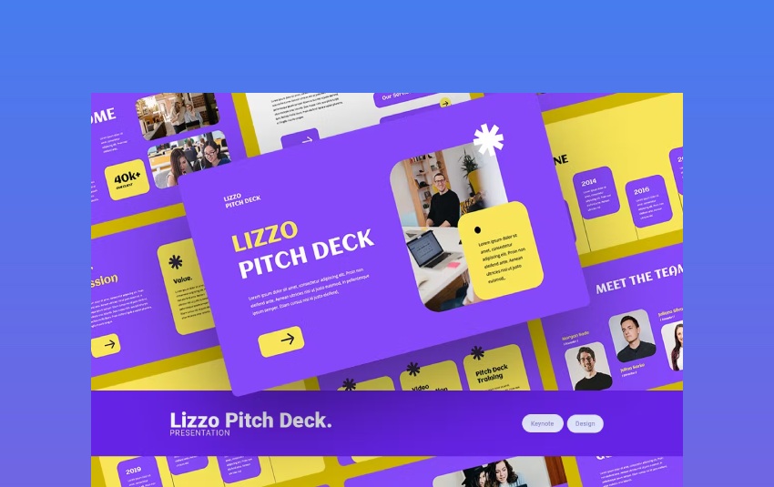 Lizzo - Pitch Deck Keynote