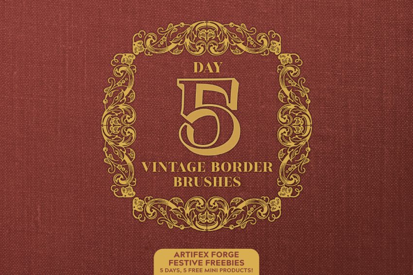 FREE Vintage Border Brushes