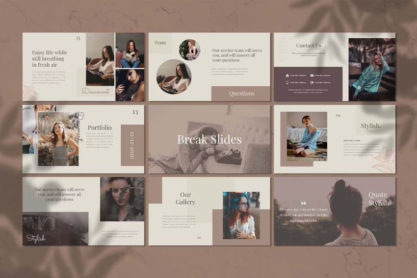 Stylish - Power Point Template