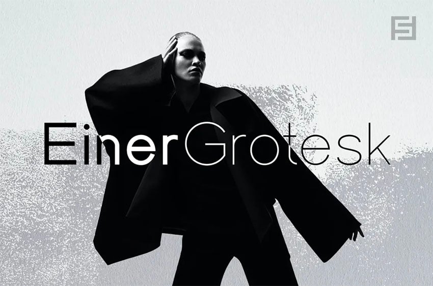 Einer Grotesk Modern Sans-Serif Typeface (OTF, TTF, WOFF)
