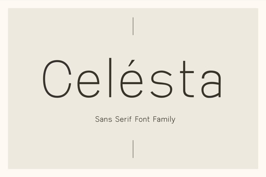 Celesta Sans Serif Font: Montserrat Classic Font Alternative (OTF)