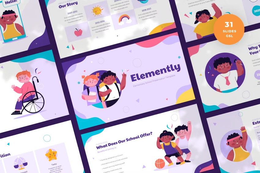 Education - Premium Kawaii Google Slides Theme