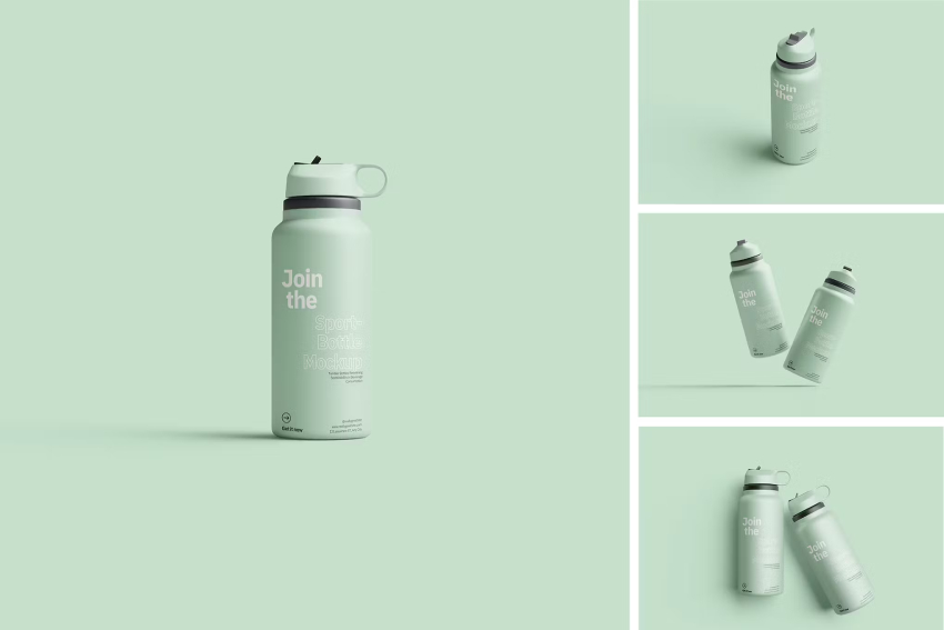 Sport Bottle Mockup
