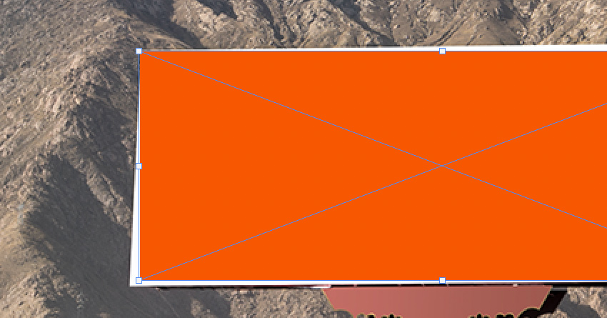 Billboard Mockup Template Skew