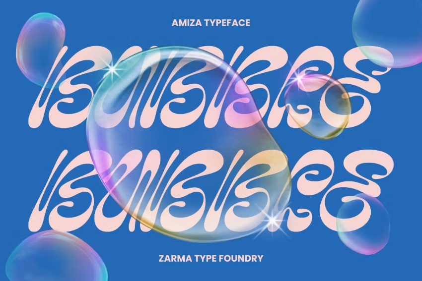 Amiza is a display 2024 cool font.