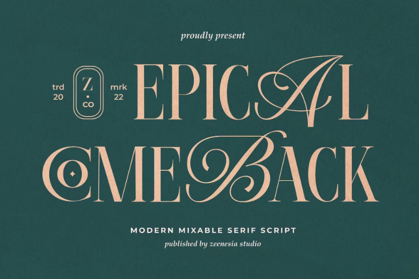 epical comeback script font