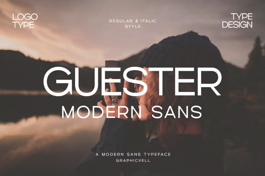 guester minimal font