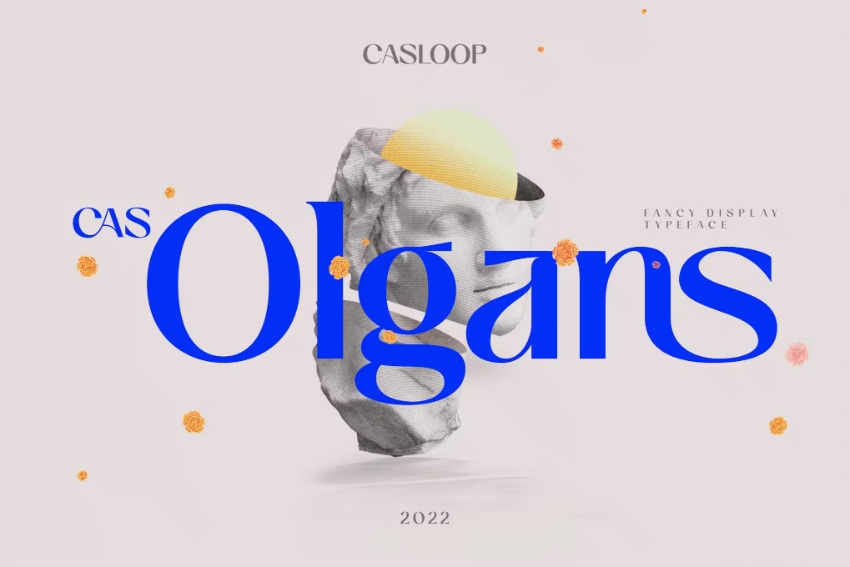 cas olgans serif font