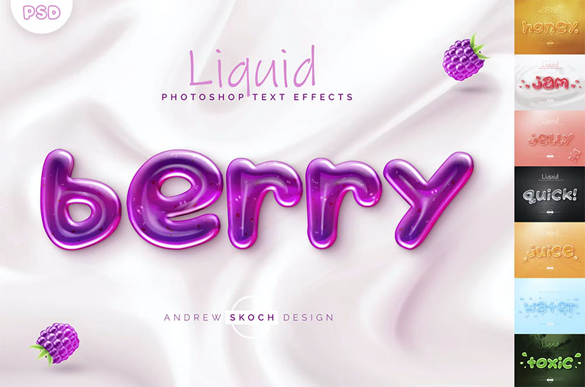 Liquid Tasty Text Effects