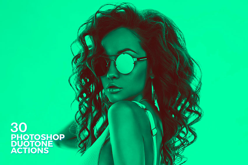 30 Duotone Photoshop Actions