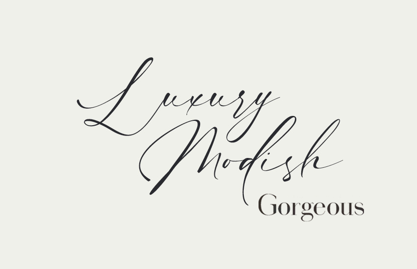 luxury and gorgeous pairing