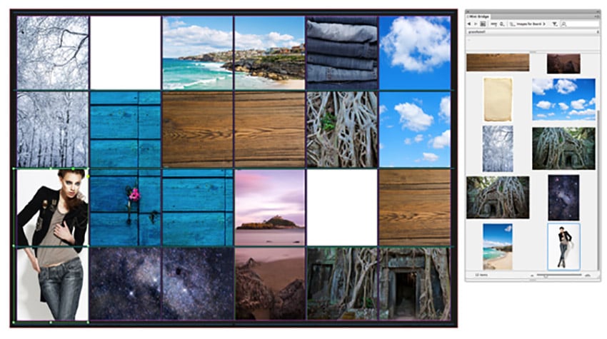 How to Make a Photo Collage on Mac and PC Tutorial mini bridge and board