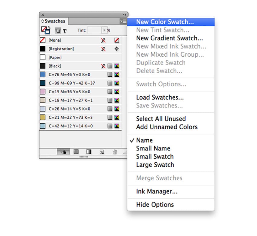 Moodboard Color Swatches InDesign Tutorial new mood board color swatches