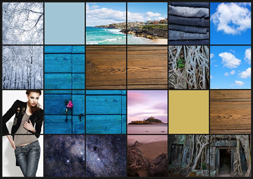 Mood Board InDesign Tutorial board preview