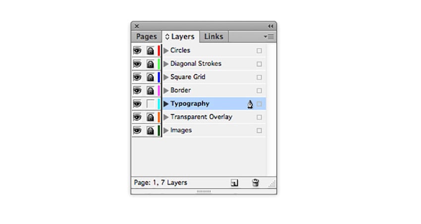 How to Make a Mood Board on InDesign Tutorial layers panel