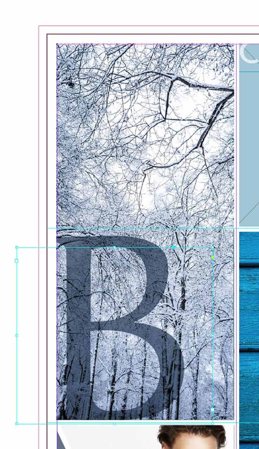 How to Make a Photo Collage on Mac and PC Tutorial transparency applied to text