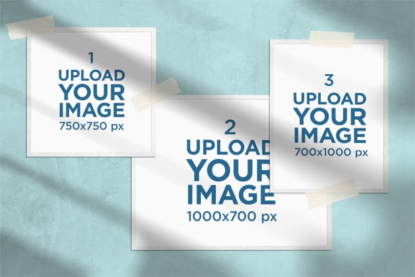 Photo Grid Collage Maker PNG Template Online