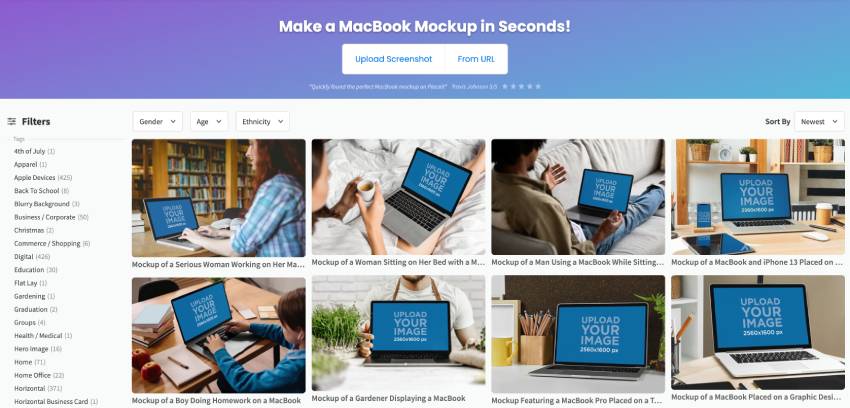 Macbook Desktop Mockups From Placeit
