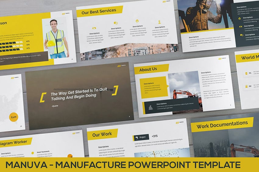 Manuva Online PowerPoint Design