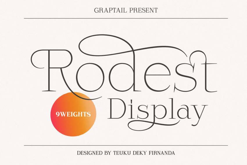 Rodest - Font Family