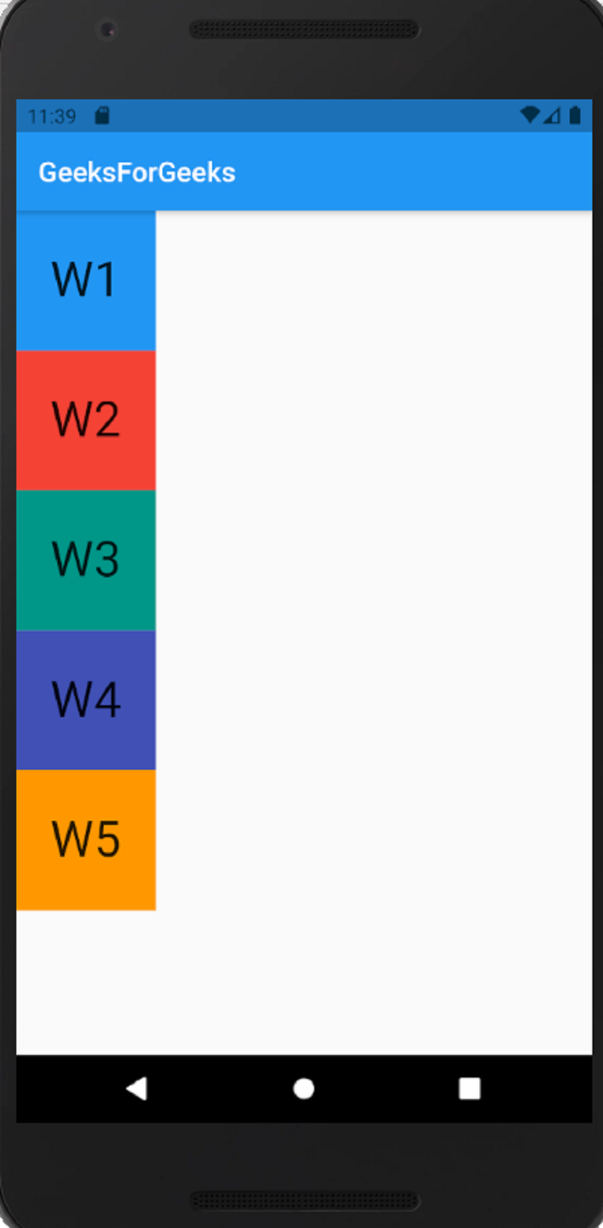 Wrap Widget vertical alignment