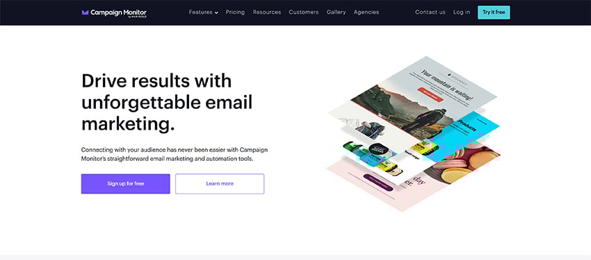 Campaign Monitor Online Business Email Newsletter Software
