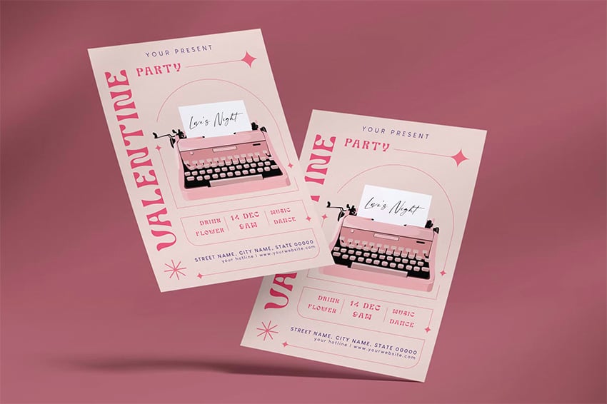 Valentine Celebration Flyer