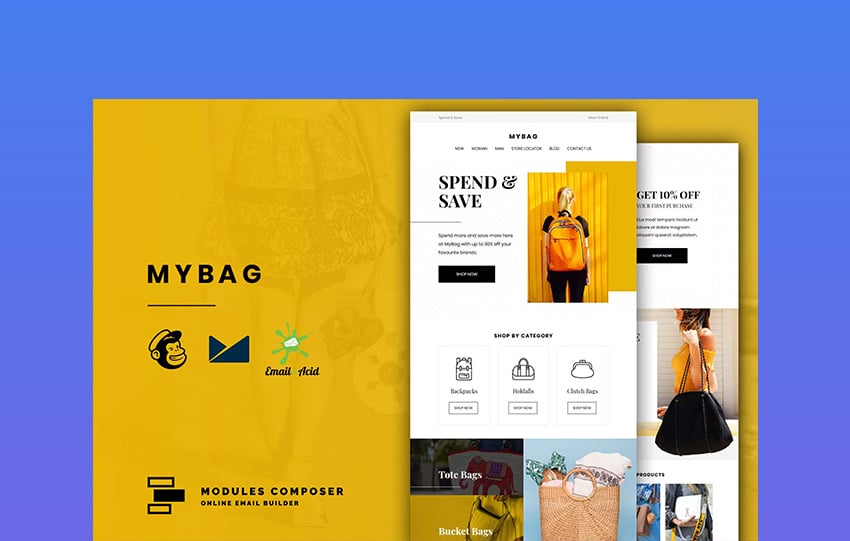 MyBag - E-commerce Responsive Email Template