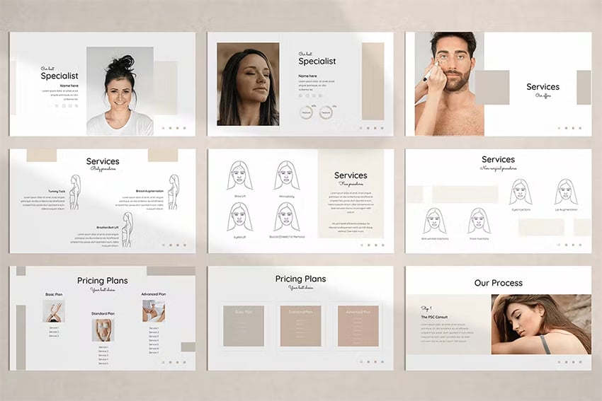 04 Plastic Surgery Google Slides Template