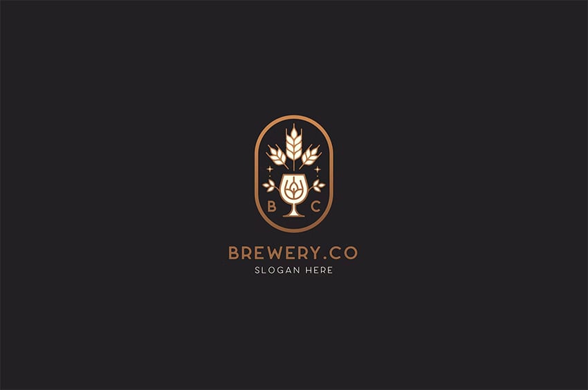 elegant logo design concept