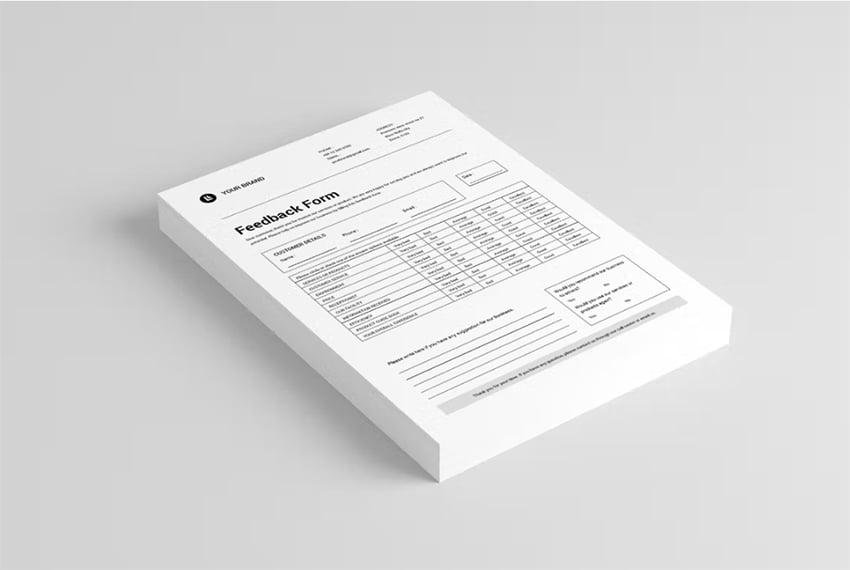 Feedback Form 03