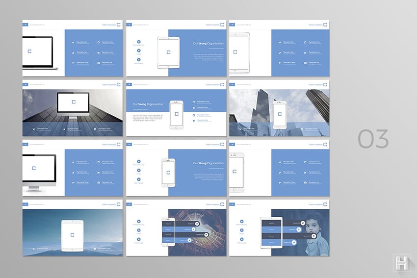 03 Contact Elements Motivational Slide Template