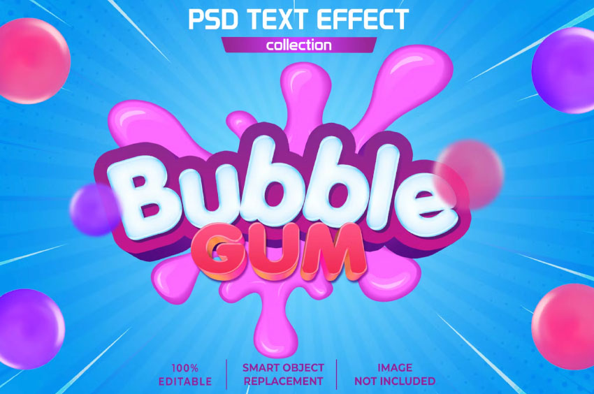 bubble gum font