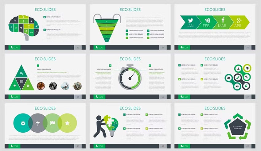 Eco Friendly PPT Template Slides