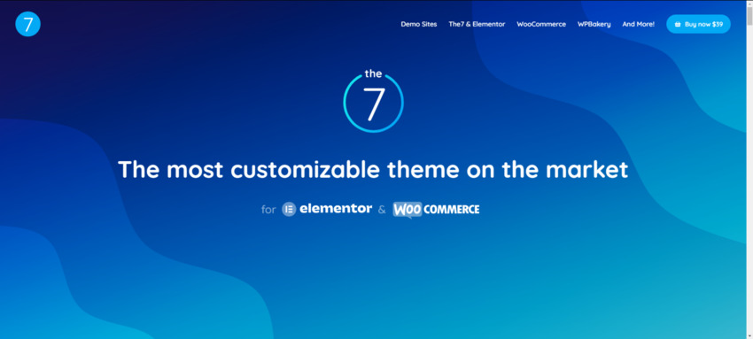 The7 is one of the best-selling WordPress themes on Themeforest of all time