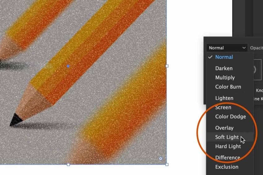 blend modes and transparencies