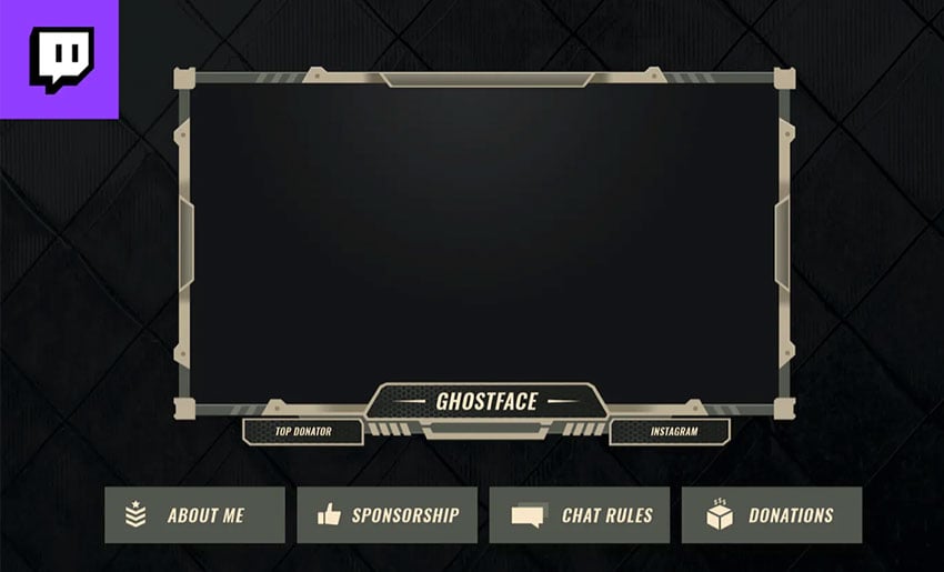 twitch panel overlay