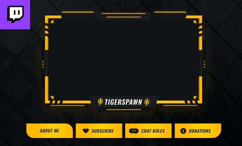 Twitch Facecam Overlay V5