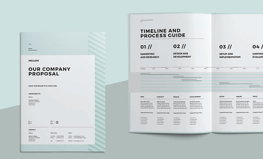 Stylish InDesign Proposal Template Design