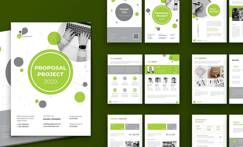 Proposal Template Design for Adobe InDesign