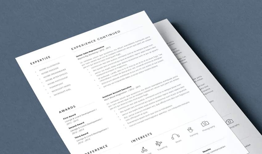 02 CV Resume Cover Letter
