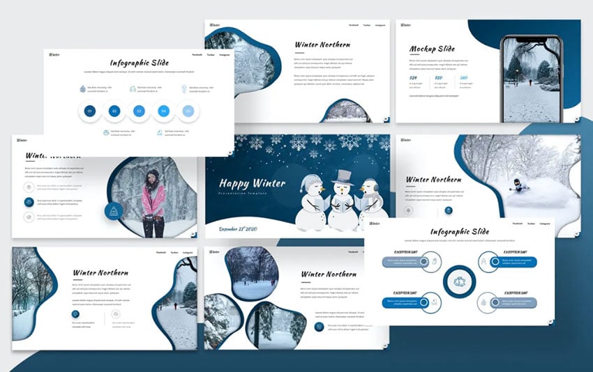 02 Winter - Creative Google Slides Template