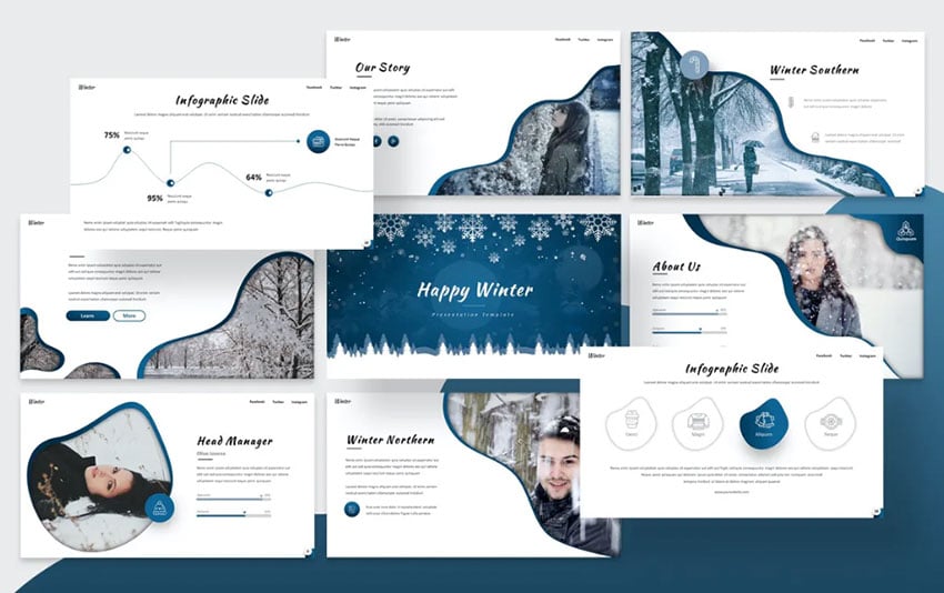 03 Winter - Creative Google Slides Template
