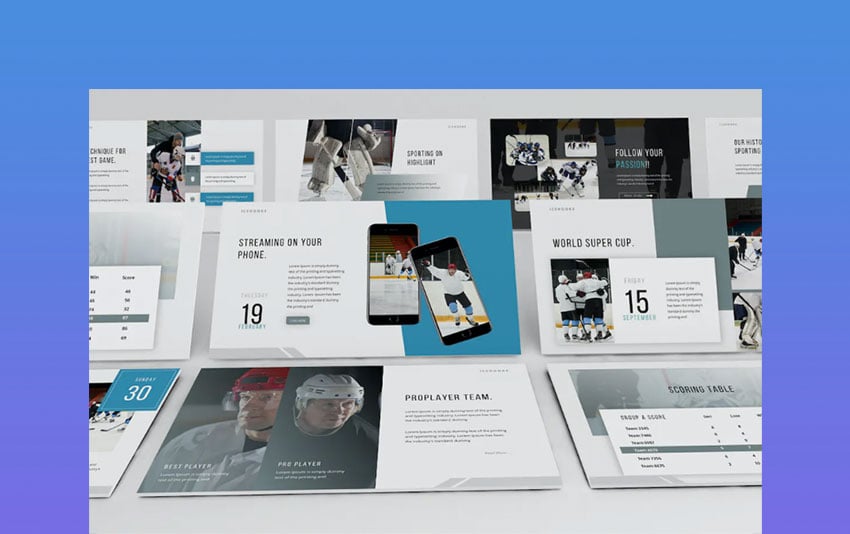 Icehooke Google Slides Presentation Template