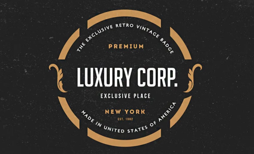 12 Vintage Logos & Badges