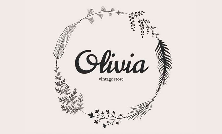 Vintage Circle logos