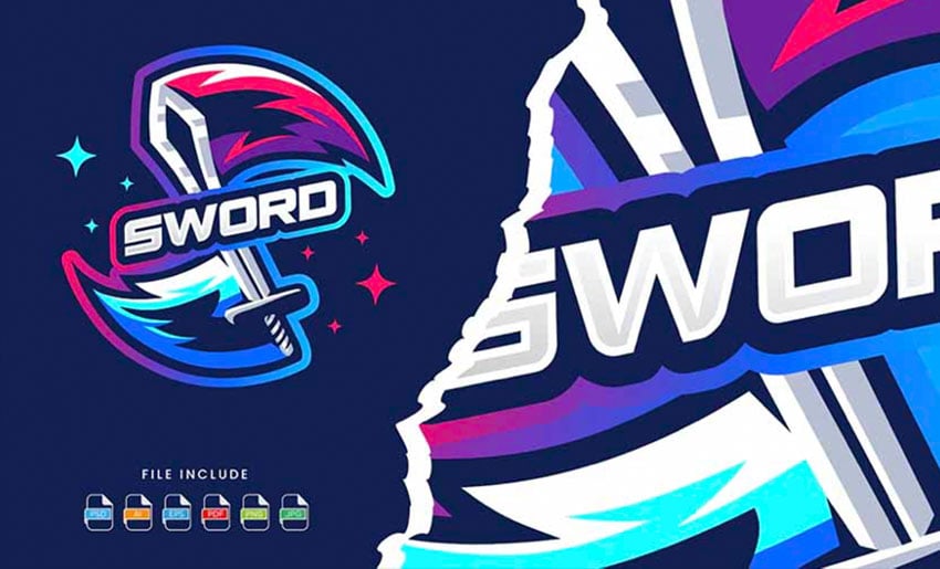 Sword Esport Logo Template