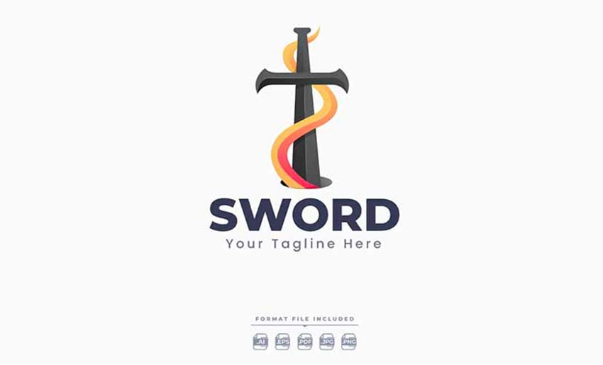 Sword Logo Template